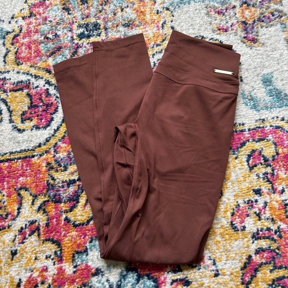 Whitney Simmons Gymshark Brown Leggings